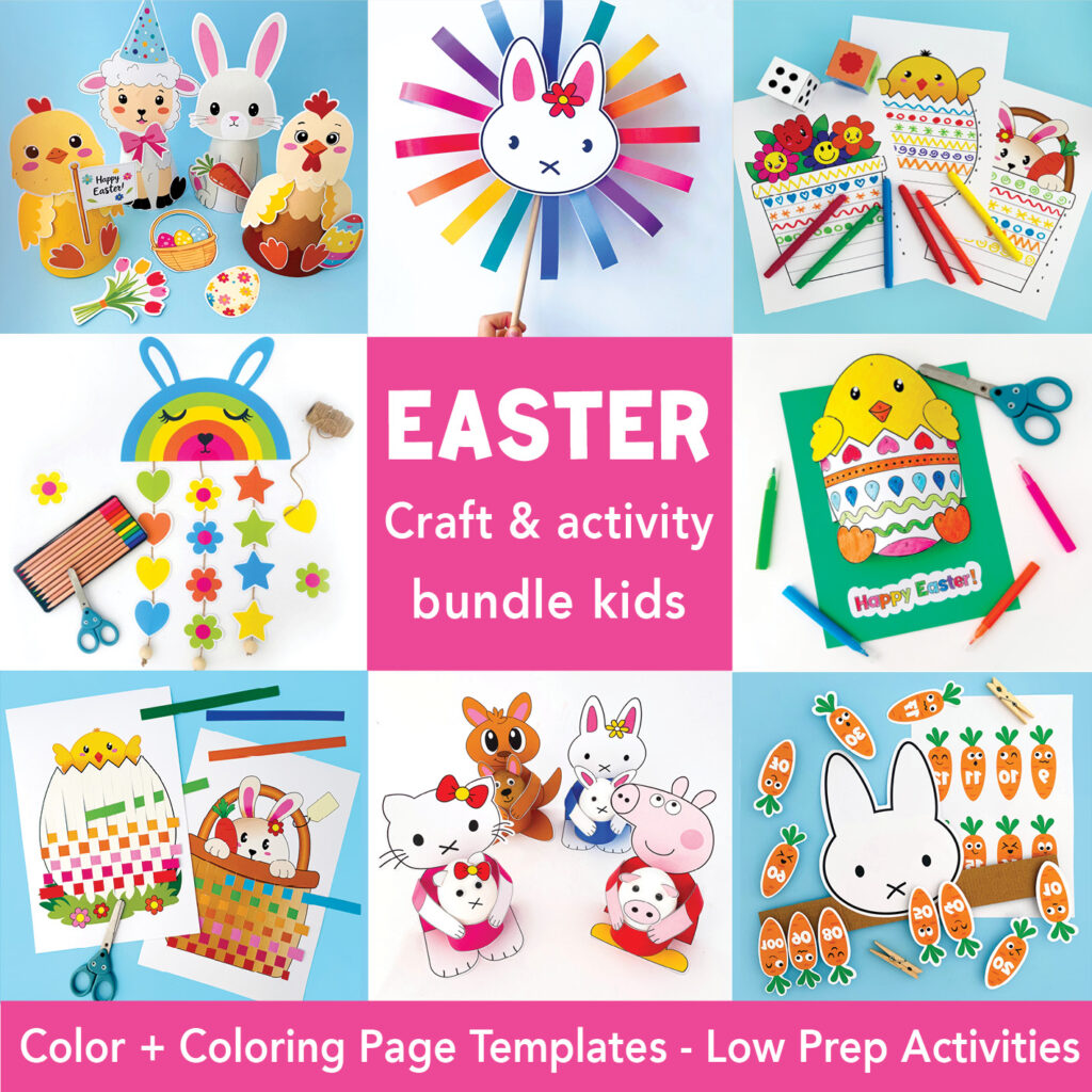 Easter Craft & Activity Bundle Kids