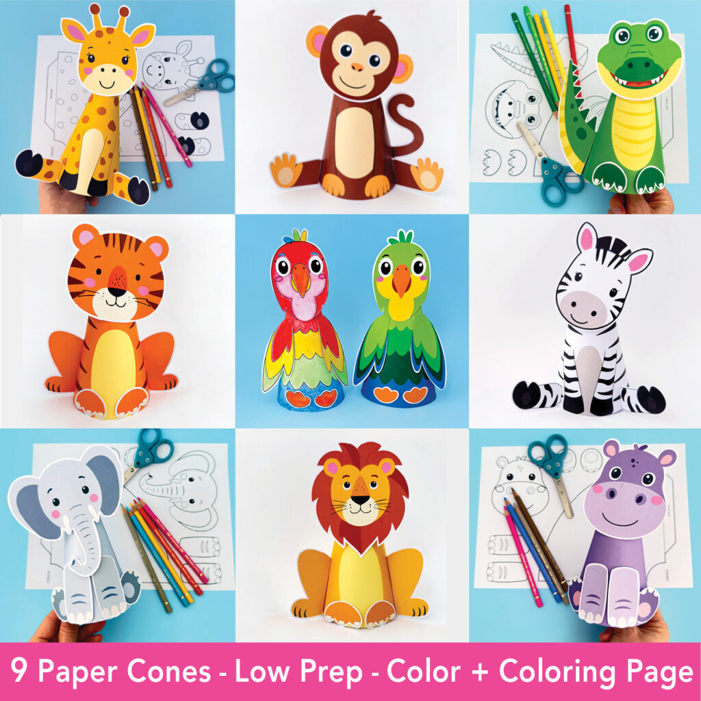 Wild Animal Crafts For Kids