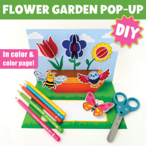 Flower Garden Pop Up Craft For Kids