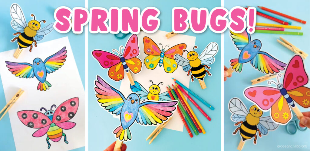 Bird, Bee and Butterfly Craft Kids