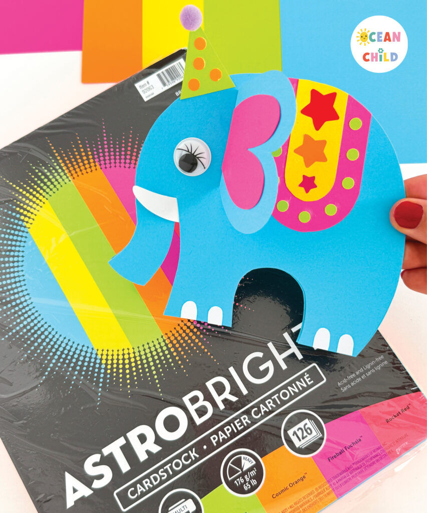 Astrobrights cardstock craft