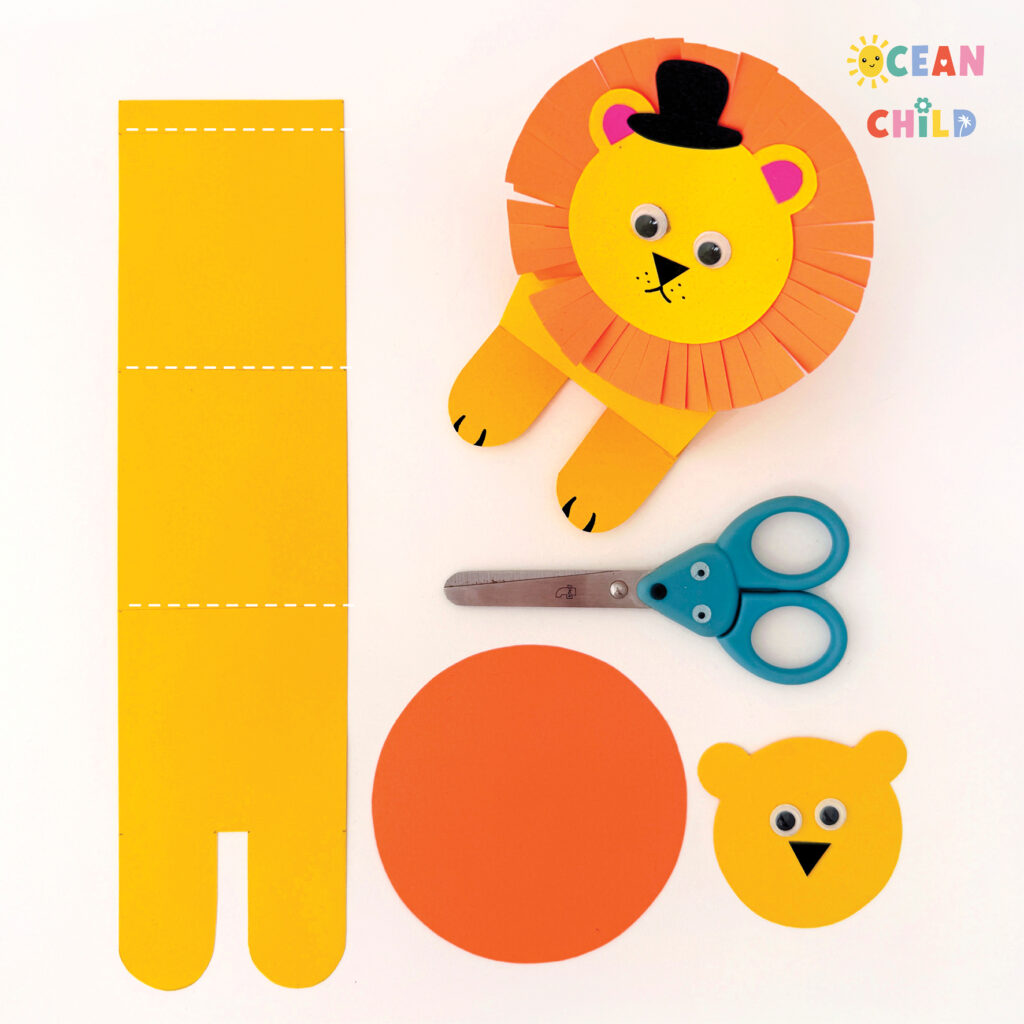 Printable Lion Craft Free